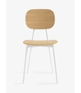 Tata Young (seduta e schienale in plastica o legno) Sedie in plastica di design Point 14